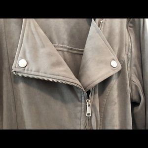Gray Moto Jacket